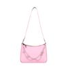 Fashion Women Pu Leather Small Shoulder Underarm Bag Ladies Vintage Butterfly Chain Pure Color Zipper Mini Purse Handbag