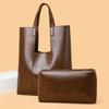 Xeie Thuk Tote Bag Women PU Leather Large Capacity Office Daily