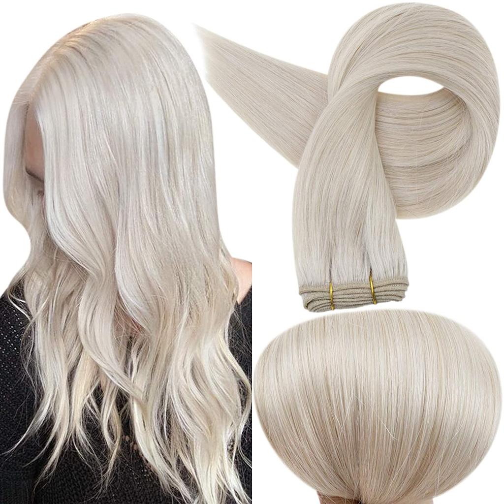 Full Shine Weft Hair Extensions Sew In Real Human Hair Extensions For Women Add Length And Volume