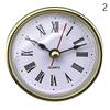 1Pcs Classic Clock Craft Quartz Movement Dia.65mm Round Clocks Insert Roman Number Little Clock Arabic Numbers Wall Decor