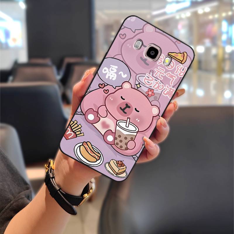 Full wrap Anti-dust Phone Case For Samsung Galaxy J510/J5 2016/J5108 Shockproof Soft case Graffiti Phone Pouch Couple