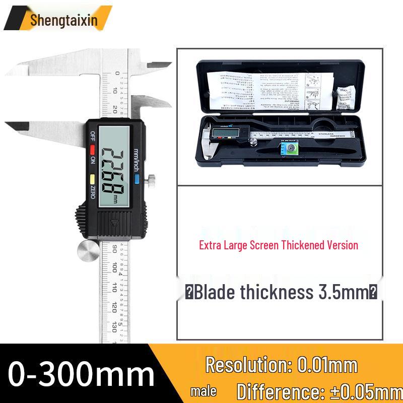 Shengtai Xin Digital Vernier Caliper High Precision Stainless Steel Gauge for Jewelry and Cultural Playthings