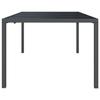 VidaXL Table de jardin anthracite 200x100x72 cm acier 362747