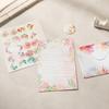 Elegant Stationery Kit for Women Watercolor Letterhead Set, Envelopes Letter Paper And Stickers Romantic Confession Kit, Handwritten Correspondence