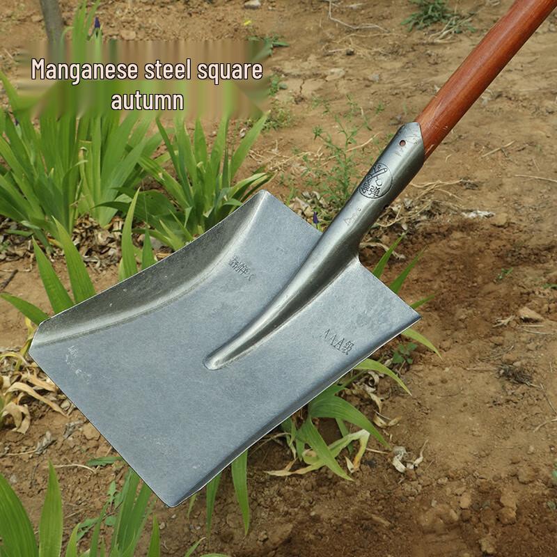 Heavy-Duty Manganese Steel Pointed Shovel