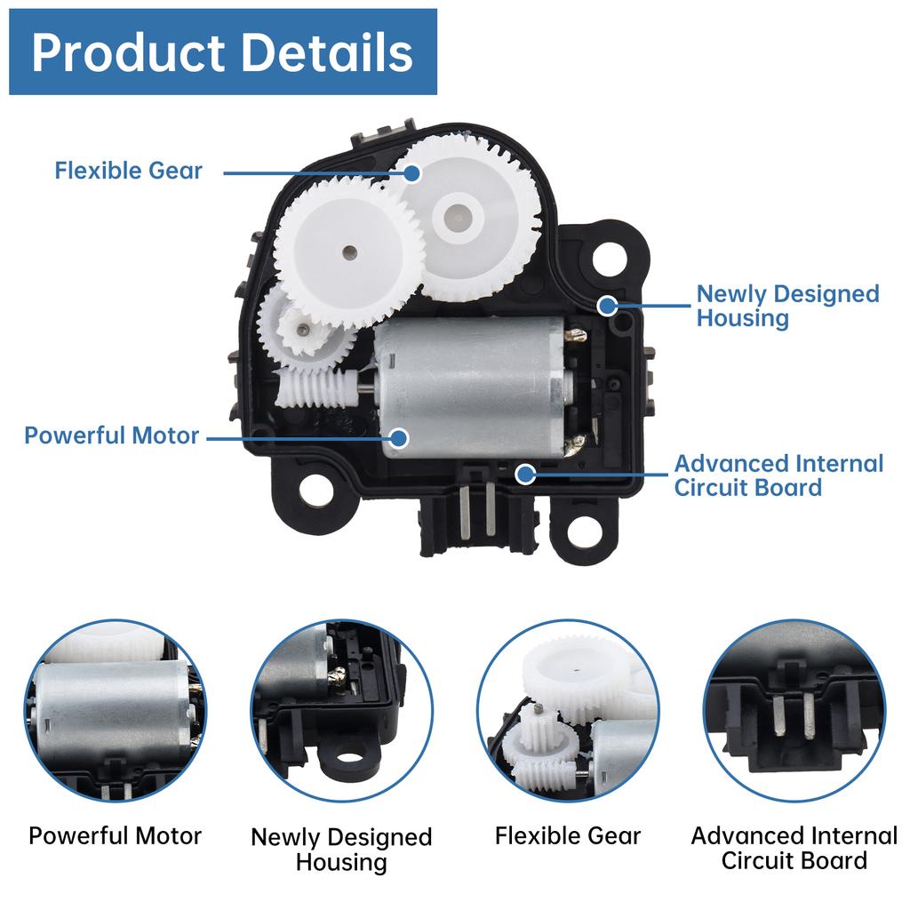 Impala 2004-2013 HVAC Blend Air Door Actuator 604-108 1573517 22754988 1574122 15844096 52409974 Heavy Duty Direct Fit