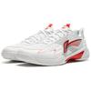 New LiNing Anti Slip And Wear Resistant Breathable Low Top Badminton Shoes Unisex White Red AYZU019-1
