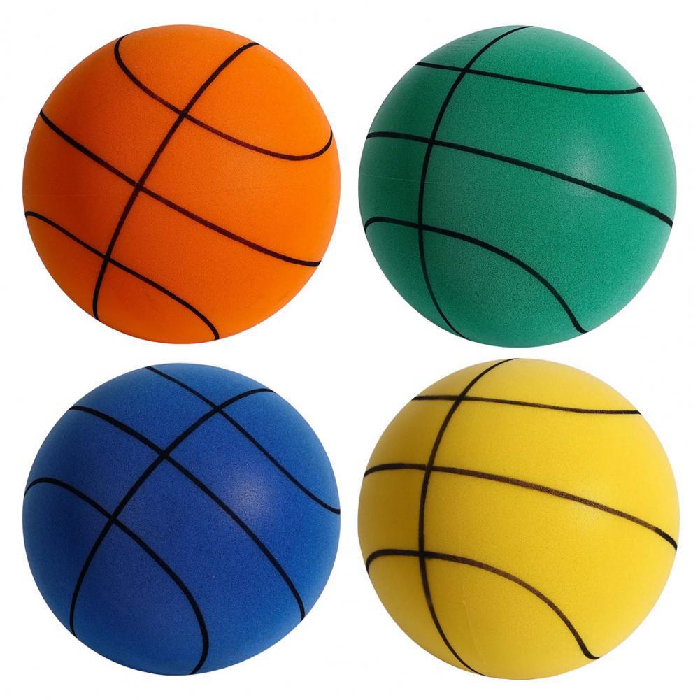 Silent Basketball Racket Children's Indoor Training Baby Silent Sponge Elastic Small Leather