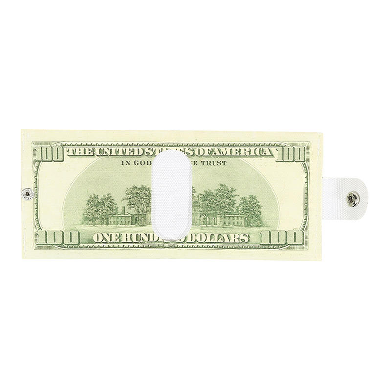 Chic Money Clips Men Women Currency Notes Pattern Pound Dollar Euro Purse Wallets Unisex Fashion Wallet Snap Cash Holder