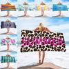 Printed Microfiber Beach Towel With High Water Absorption For Beach And Outdoor Activities