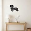 Dachshund Metal Wall Art Outdoor Garden Decor Weather Resistant
