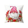 Merry Christmas Cute Dwarf Print Pattern Cushion Cover Home Living Room Sofa Decoration Polyester Pillow Pillow Cover