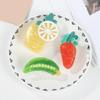 Fruit Theme Hair Claw Clip For Women Girls PVC Barrettes Lightweight Hairpins Summer Accessories School Party Essential
