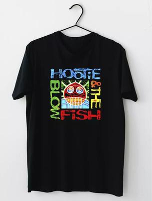 Vintage Hootie And The Blowfish Amerikanskt Rockband Bomull Svart S-5XL Skjorta Unisex T-shirt