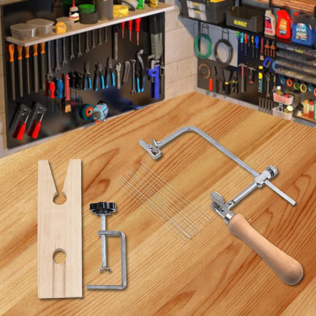 Jewelry Crafting Wire Saw Set with Sturdy Steel Blades and U Shaped Designs for Versatile and Detailed Cutting Tasks