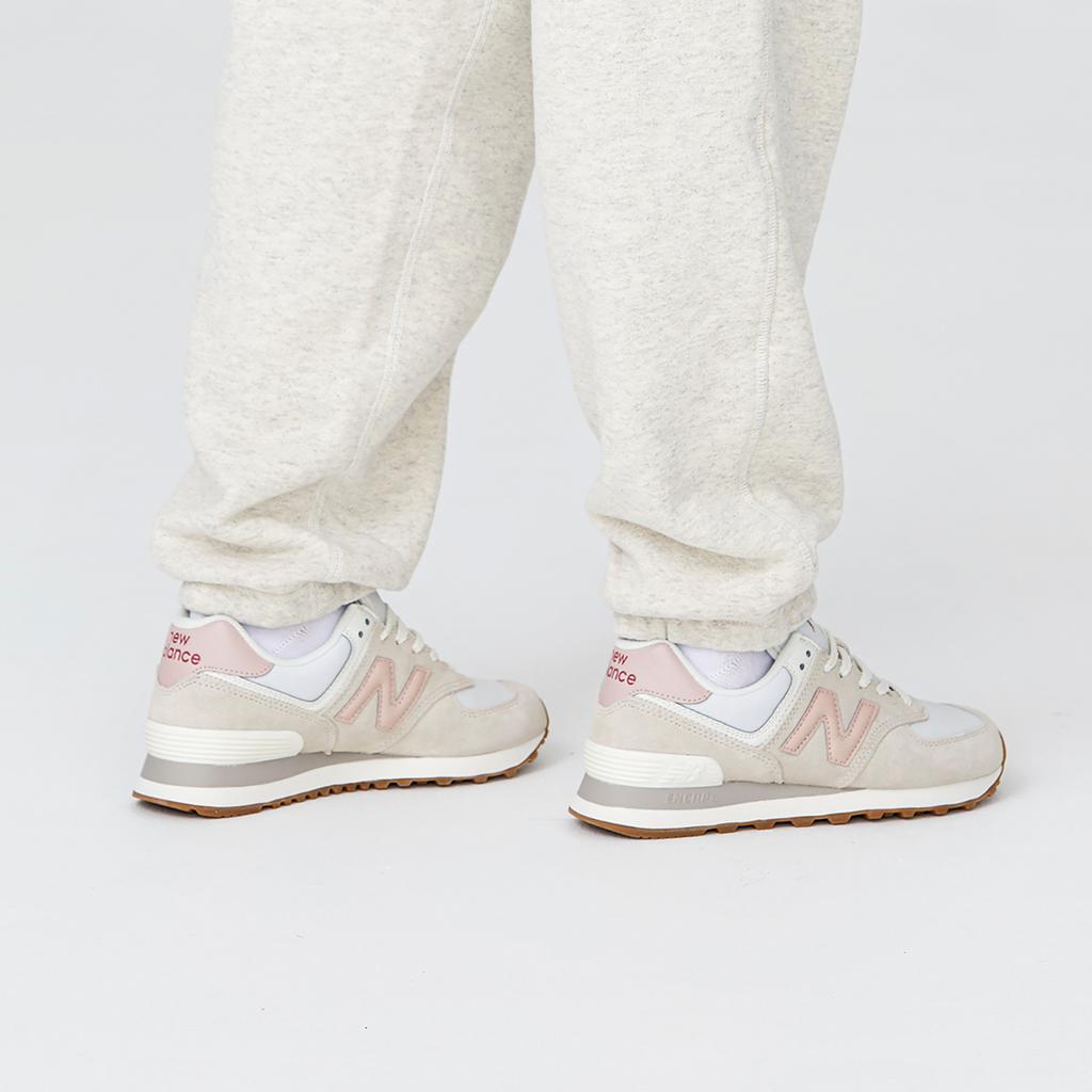 New Balance 574 White Pink Unisex Sneakers U574RE2