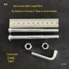 7.5mm Axle Iron Rod for Shopping Cart & Stair Climbing Cart with Two-Wheel Design