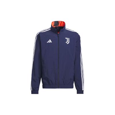 Juventus Drei Streifen Colorblock Wendbare Stehkragen Langarmjacke Herren Jacken Blau IP8794