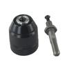 Adapter Drill Chuck 0.8-10 Mm 2Pcs 3/8-24UNF Black