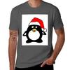 Christmas Penguin TShirt Plus Size Quick Dry Sports Tee