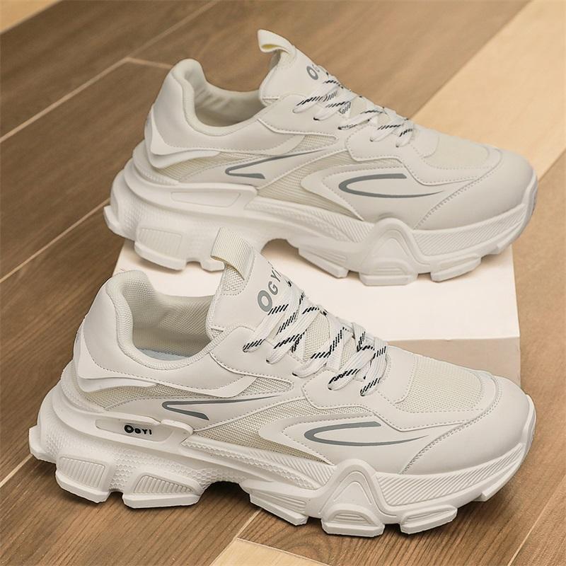 New Men's Shoes Mesh Breathable Fashion Sneakers Non-slip Soft Outdoor Sports Running Shoes Versatile Trendy Casual Shoes