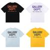 American Streetwear T-Shirt Gallery Dept Inspired Hollywood Letter Print Cotton Tee Men Women