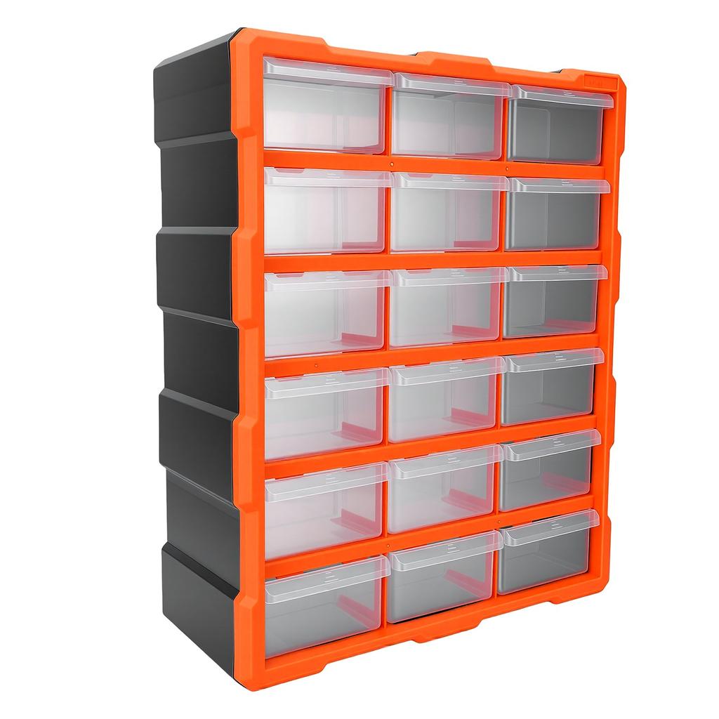 Drawer Storage Cabinet Clear Plastic Hardware Part   for Screws Nuts   Beads Craft Accessories Scrapbooks
