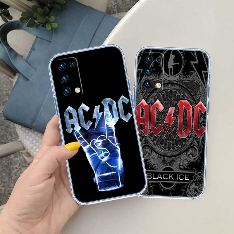 RE1 A-acdc Transparent Phone Case for LG K22 K30 K40 K40S K41 K42 K50 K50S K51 K51S K52 K61 K62 K71 K92 Q60 Q61 V40 V50 V60