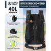 Wanderrucksack - terra peak - flex 40 - 40l - noir - ergonomique - mixte