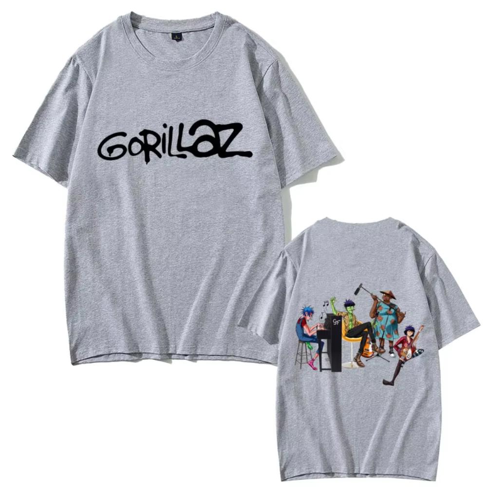 

Rock Band Gorillaz T-shirt Male Vintage Oversized Streetwear Men Women Hip Hop Gothic Retro T Shirts Men s Casual Cotton Ttshirt 4XL