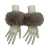 Winter Warm Women Arm Warmer Plush Wrist Cuffs Soft Elastic Wrist Slap On Cuffs Arm Warmer Plush Thicken Accessories