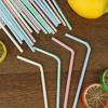 Mlticolor Plastic Pipes Drinking Straws Cola Straws Bar Party Wedding Kitchen Pajitas Cocktail Straw Wholesale Tool