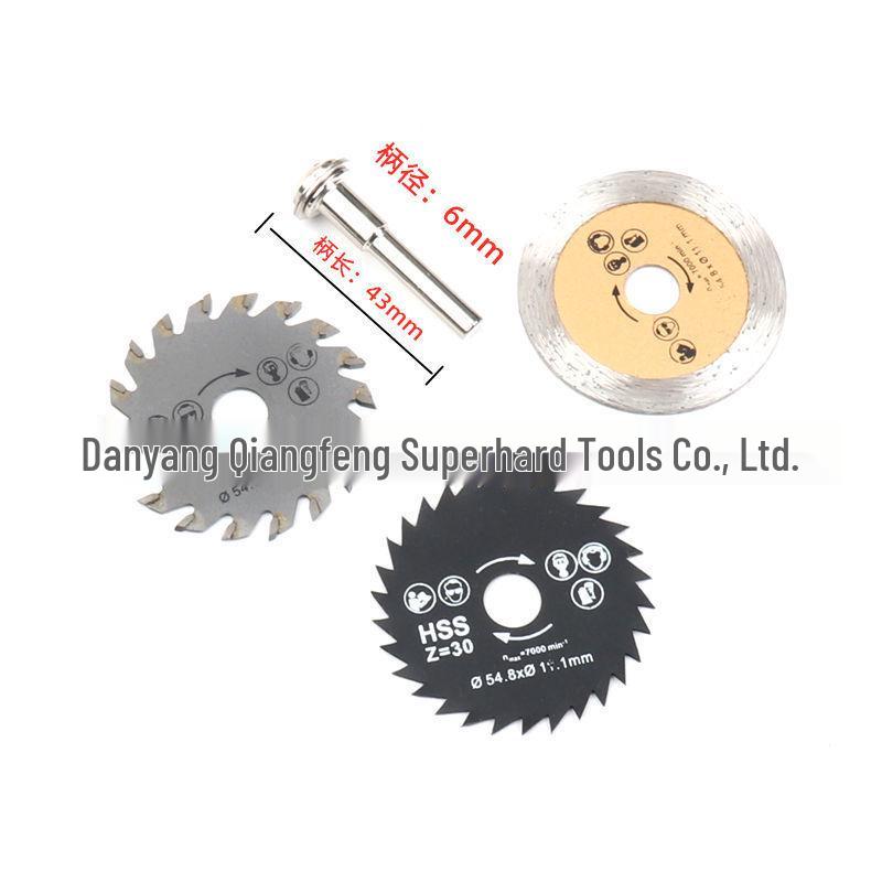 HSS High-Speed Steel Grout Saw Blade Set: Mini Woodworking Thin Cutting Blade for Electric Grinder, Drill, and Circular Saw.