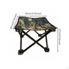 Small Canvas Stool Quick Setup Portable Folding Versatile Lightweight Travel Seat for Campers,
