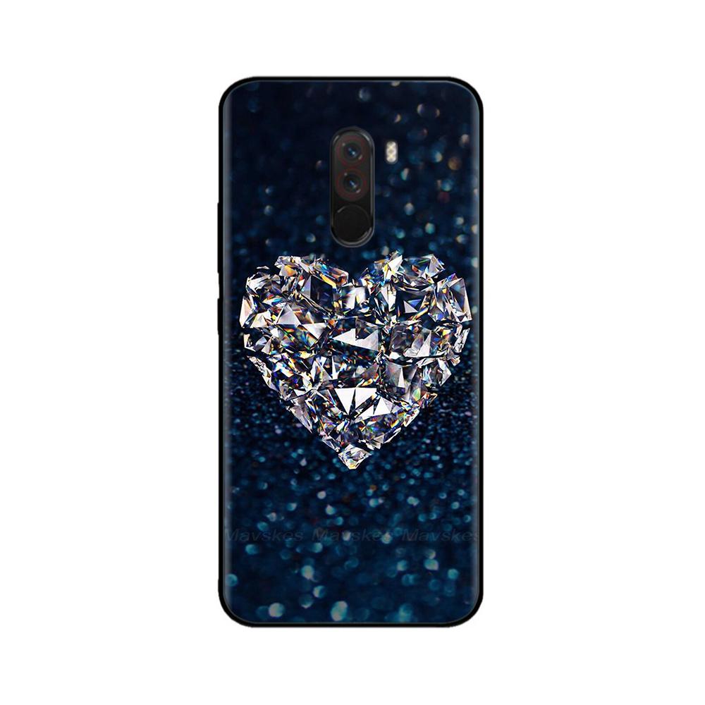 Phone Case For Xiaomi Pocophone F1 Global Case Pocofone F1 Silicone Soft TPU Back Cover For Xiomi Poco F1 Case Black Bumper