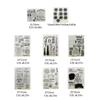Clear Stamps Silicone Stamp Cards Stamps with Patterns 3D Scrapbooking Stamps