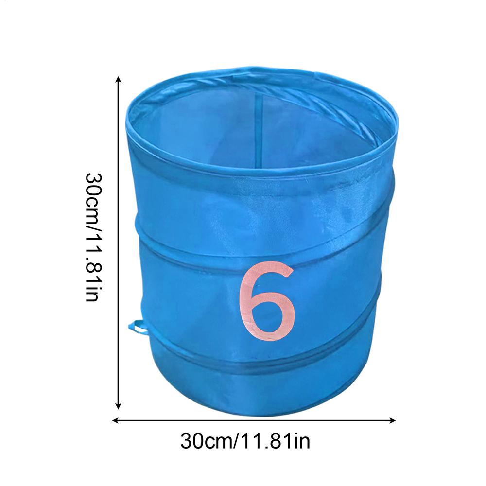 Portable Golf Game Storage Bucket Foldable Outdoor Golf Chipping Game Bucket Organizer Ball Sport Equipment For Lawn Park Beach