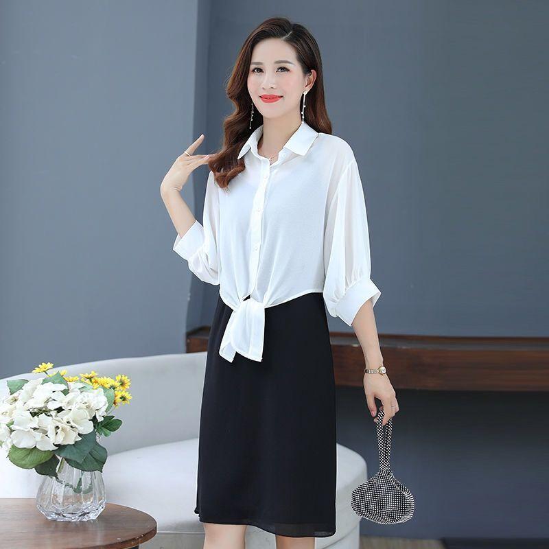 

Летняя шифоновая блузка 2023: Женский легкий кардиган с бантом и солнцезащитой, воздушная шаль, идеально сочетается с юбками, доступен большой размер L (50-60kg) белый