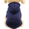 Dog Clothes Vest Jacket Sweatshirt With Hood Insulated Size S