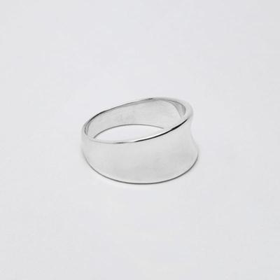 Another Layer Short Curved Ring (silver925)