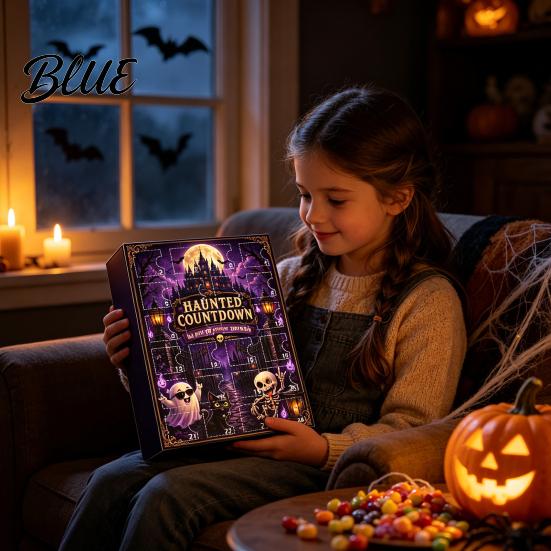 Desktop Decoration for with Mini Day Haunted Calendar 24 Halloween Advent Countdown Box Trick or