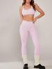 Beautiful back sports underwear, yoga set, women's fitness trousers, a set of Pilates quick-drying yoga clothes, two-piece set