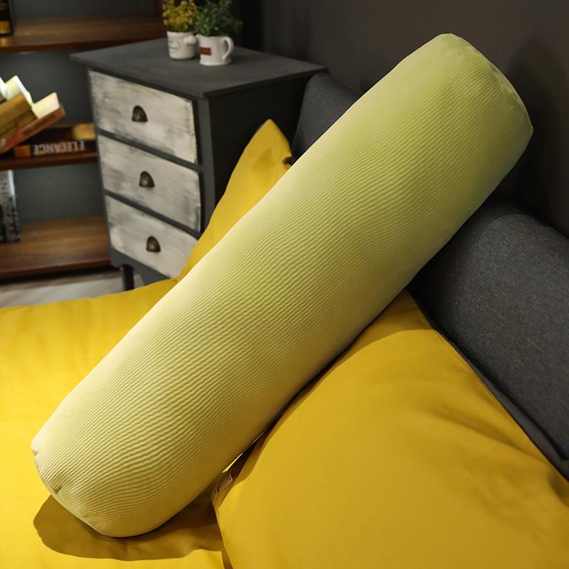 60/80/100/130cm Cartoon Animal Plush Pillow Simple Solid Color Stuffed Soft Long Sleep Pillow Doll Cushion Kids Girls Gift 60cm светло-зеленый