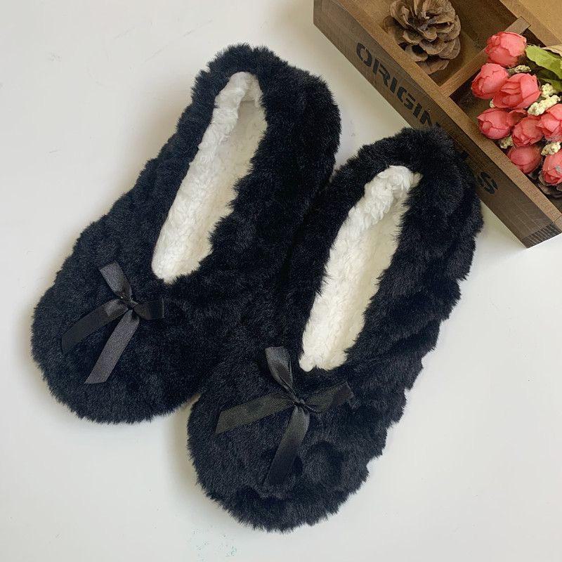 Samtige Rutschfeste Indoor-Bodensocken für Erwachsene - Warme und Gemütliche Teppichsocken