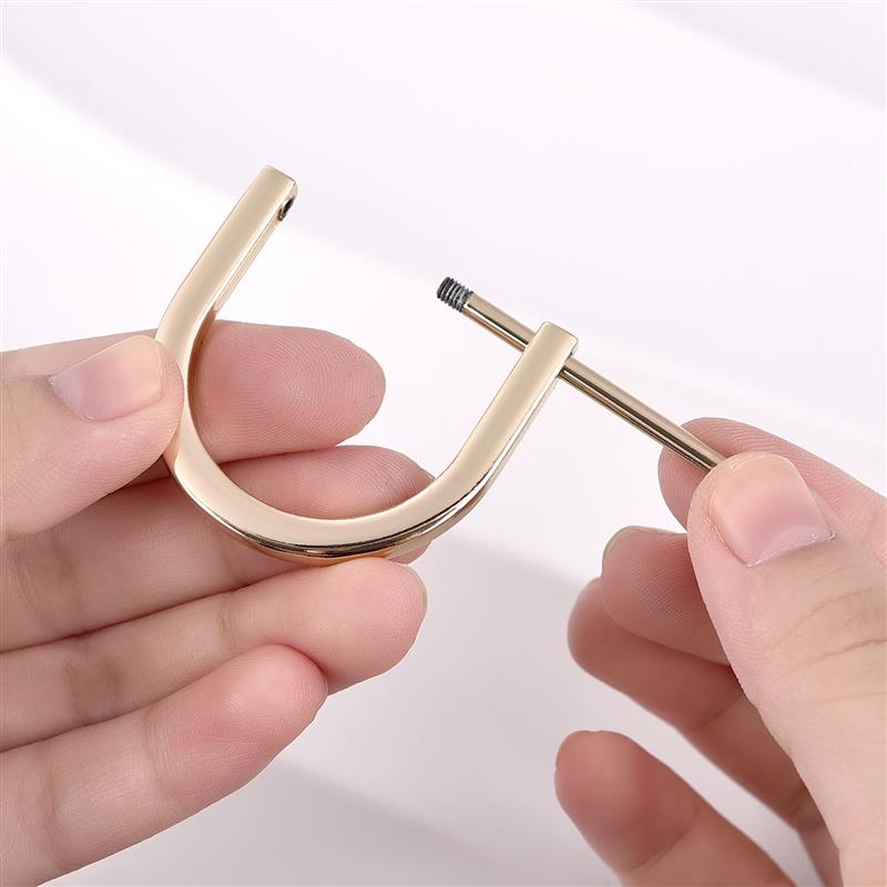 Metal D Ring D-Rings Buckle For Belt Handbag Strap Bag Hardware Sewing Accessories 10mm 15mm 20mm 25mm 32mm