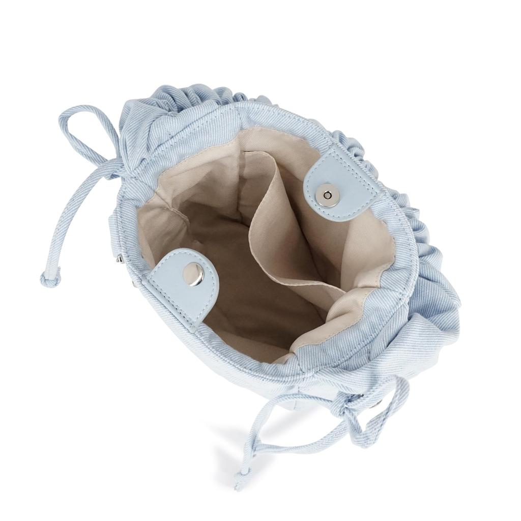 ACCESSOIRES Gathered Shoulder Bag Logo Quilting Blue FREE [Paul & Joe] [Paul & Joe] PJA-B1182 PJA-B1182