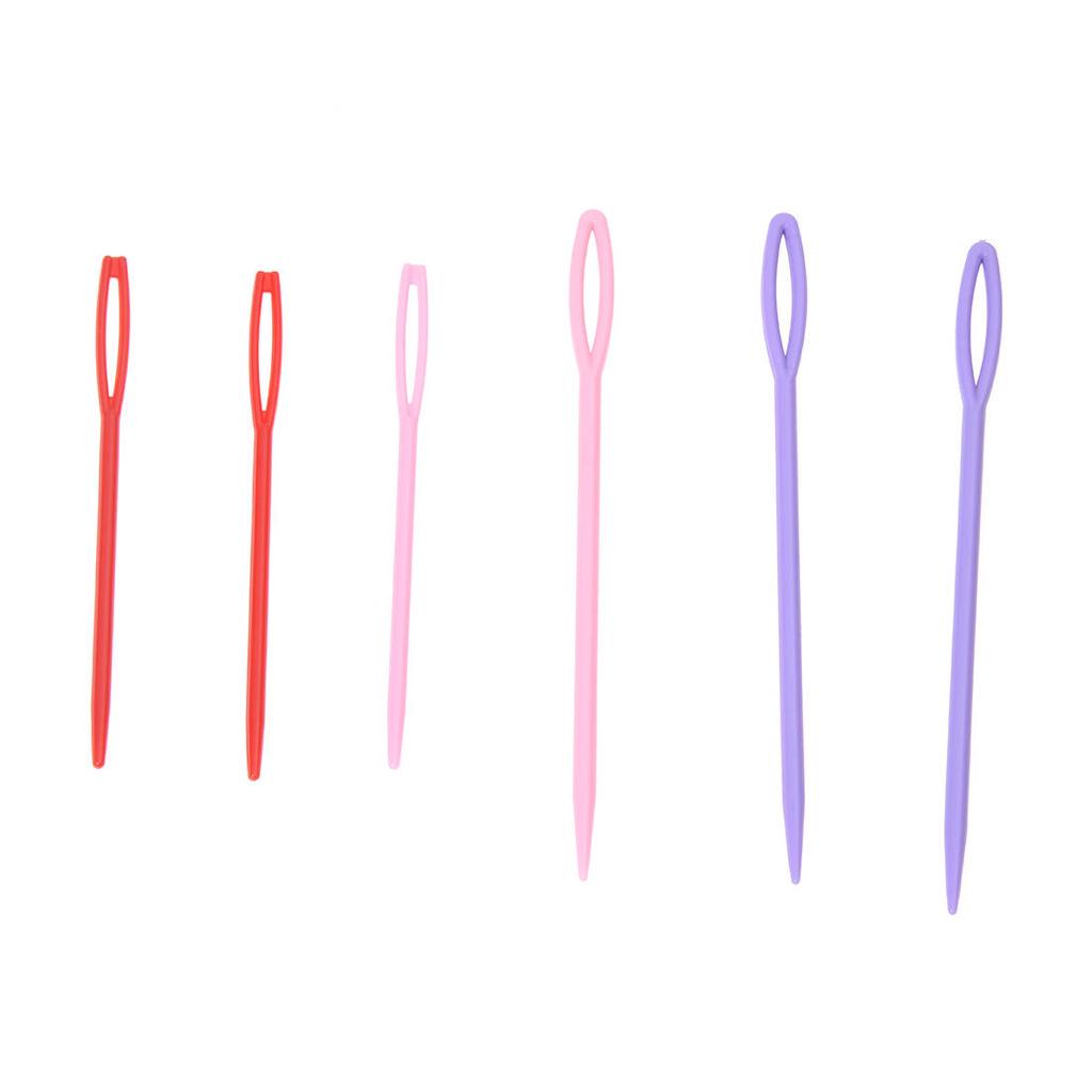 9cm Sizes Stuff Threading Plastic Braiding Needle Plastic Sweater Needle Yarn Hand Sewn Needle