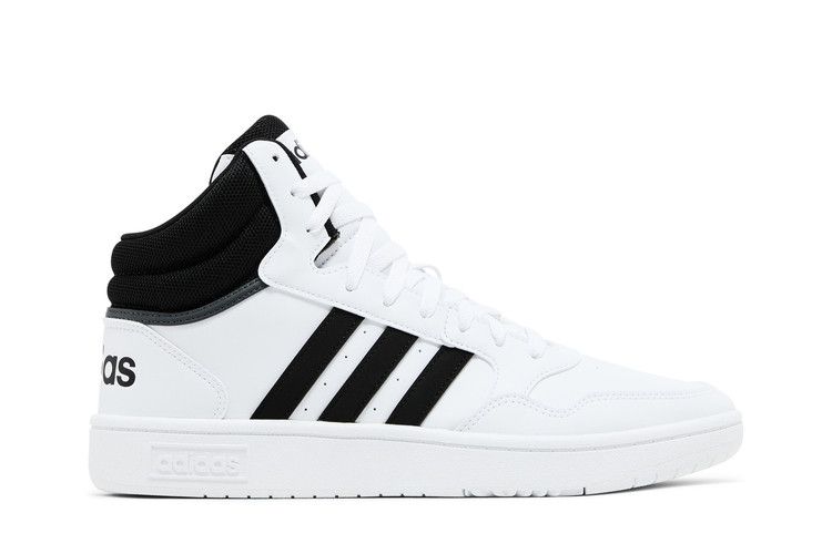 adidas Hoops 3.0 Mid Classic Vintage Core Black Cloud White