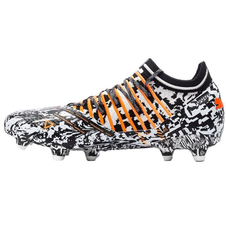 

Puma Future Z 1.3 Teaser FG AG White Black Neon Citrus Men Sneakers Ultra-Orange 106785-01 42.5