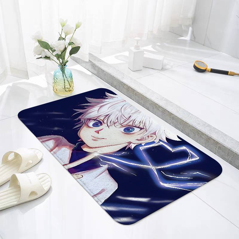 H-Hunter-X-H-Hunter K-Killua Floor Mat For Living Room Cushions Modern Soft Fluffy Home Rug For Children's Bedroom Play Carpet